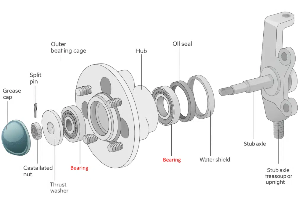 کاربرد بلبرینگ شیار عمیق در خودرو